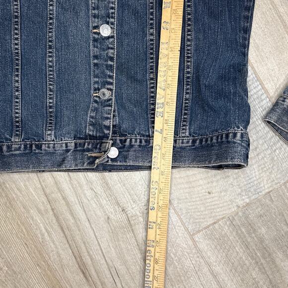 S. Oliver Women's Dark Blue Jean Jacket Size Medium - Picture 5 of 6
